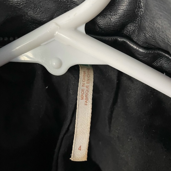 Free People Vegan Leather Jacket - Picture 3 of 4